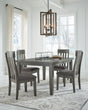 Furniture City Houma - Ashley Furniture - Hallanden Dining Table and 4 Chairs - Dining Table and 4 Chairs - D589D1