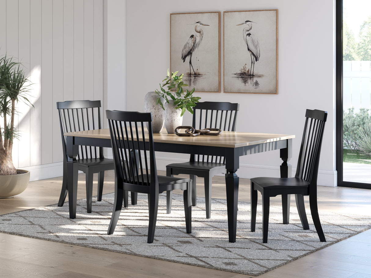 Brenkerton Dining Table and 4 Chairs