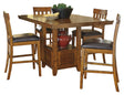Furniture City Houma - Ashley Furniture - Ralene Counter Height Dining Table and 4 Barstools - Counter Height Dining Table and 4 Barstools - D594D1