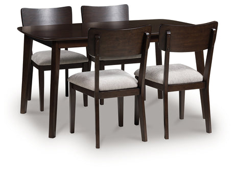 Furniture City Houma - Ashley Furniture - Mallenette Dining Table and 4 Chairs (Set of 5) - Dining Room Table Set (5/CN) - PCD607-225