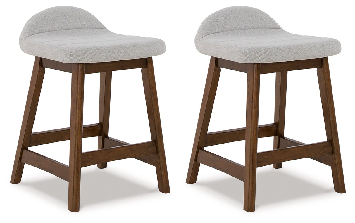 Furniture City Houma - Ashley Furniture - Lyncott Counter Height Bar Stool (Set of 2) - Counter Height Bar Stool (Set of 2) - D615-124X2