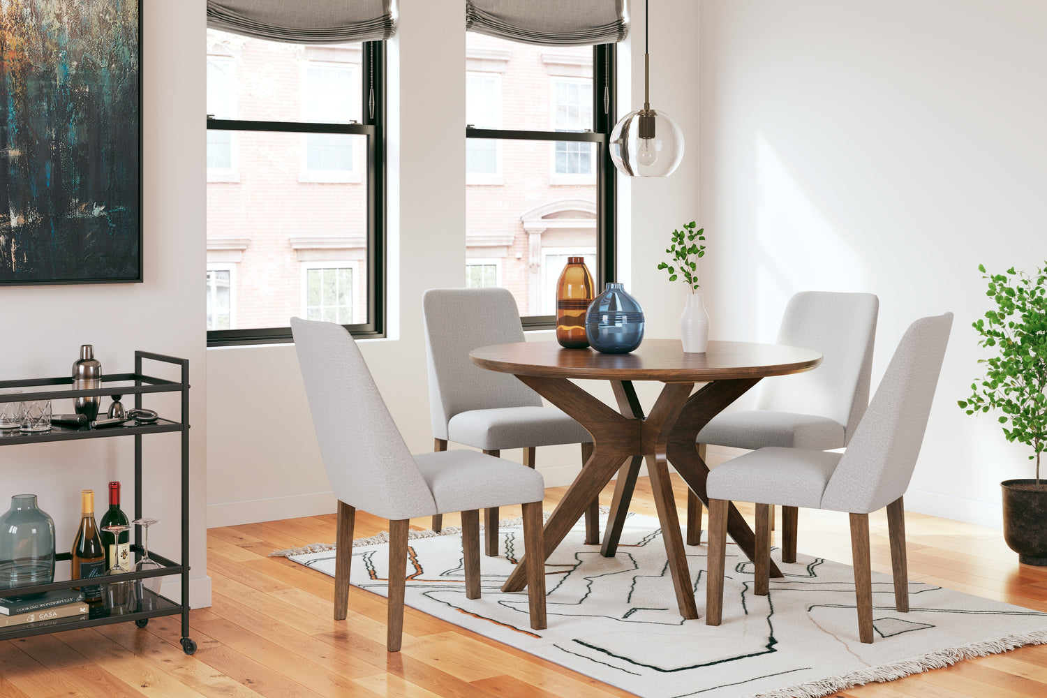 Furniture City Houma - Ashley Furniture - Lyncott Dining Table and 4 Chairs - Dining Table and 4 Chairs - D615D1