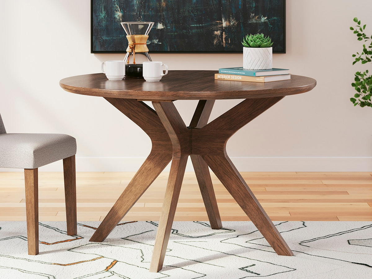 Furniture City Houma - Ashley Furniture - Lyncott Dining Table - Round Dining Room Table - D615-15