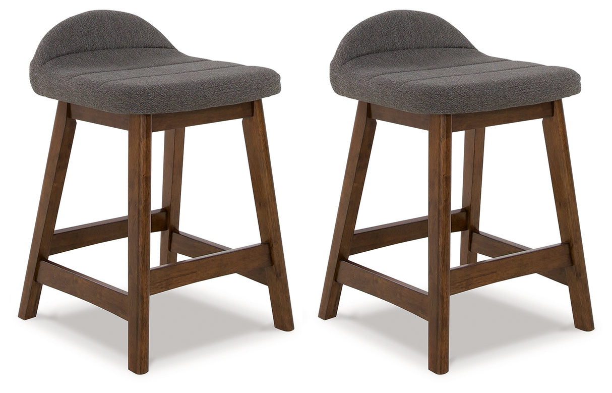 Furniture City Houma - Ashley Furniture - Lyncott Counter Height Bar Stool (Set of 2) - Counter Height Bar Stool (Set of 2) - D615-224X2