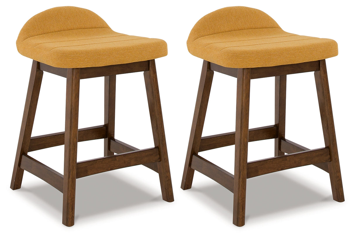 Furniture City Houma - Ashley Furniture - Lyncott Counter Height Bar Stool (Set of 2) - Counter Height Bar Stool (Set of 2) - D615-424X2