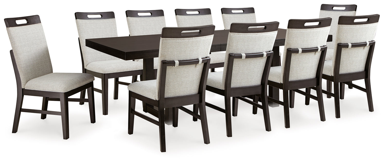 Furniture City Houma - Ashley Furniture - Neymorton Dining Table and 10 Chairs - Dining Table and 10 Chairs - D618D4