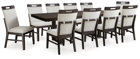 Furniture City Houma - Ashley Furniture - Neymorton Dining Table and 10 Chairs - Dining Table and 10 Chairs - D618D4