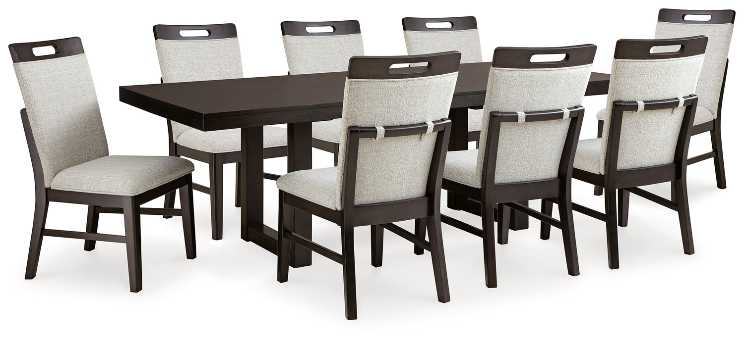 Furniture City Houma - Ashley Furniture - Neymorton Dining Table and 8 Chairs - Dining Table and 8 Chairs - D618D3