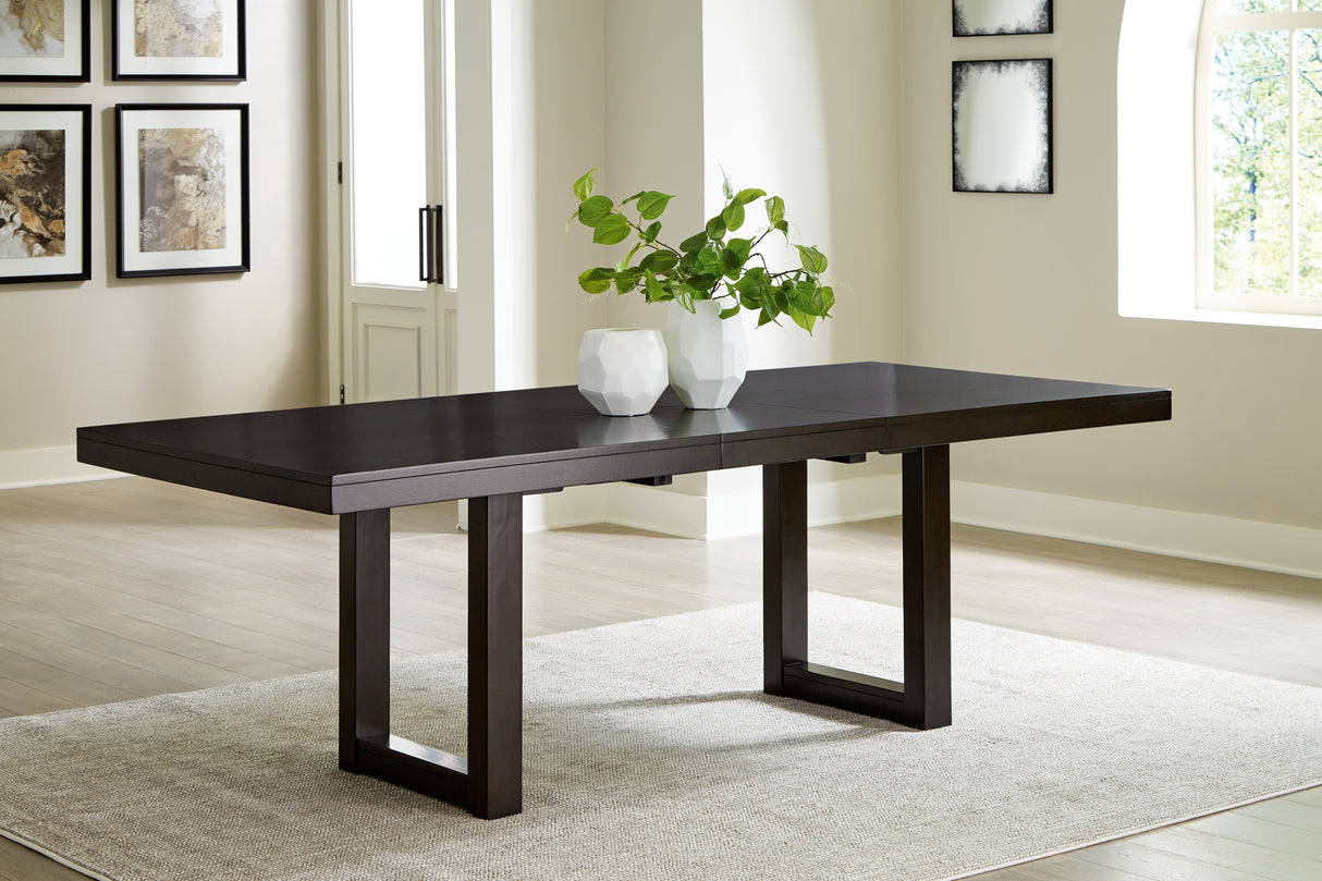Furniture City Houma - Ashley Furniture - Neymorton Dining Extension Table - RECT DRM Butterfly EXT Table - D618-35