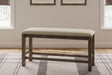 Furniture City Houma - Ashley Furniture - Moriville Counter Height Dining Bench - Double UPH Bench (1/CN) - D631-09
