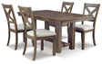 Furniture City Houma - Ashley Furniture - Moriville Dining Table and 4 Chairs - Dining Table and 4 Chairs - D631D5