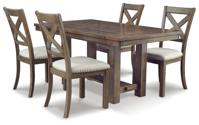 Furniture City Houma - Ashley Furniture - Moriville Dining Table and 4 Chairs - Dining Table and 4 Chairs - D631D5