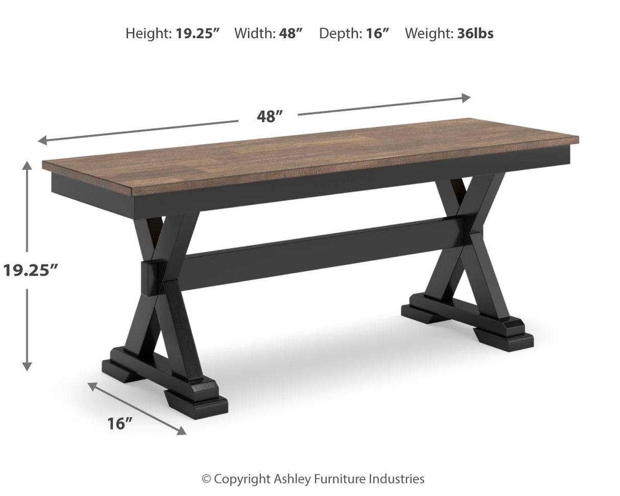 Wildenauer 50" Dining Bench