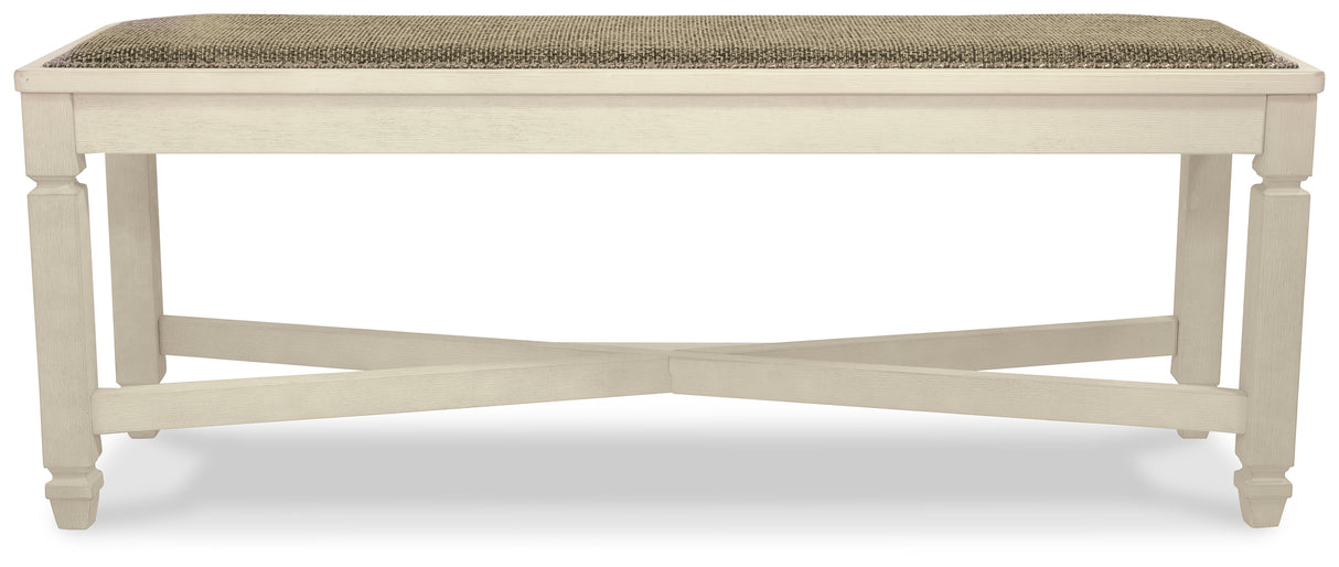 Bolanburg Dining Table with 8 Chairs and Bench with Server and 2 Stools