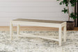 Furniture City Houma - Ashley Furniture - Bolanburg Dining Bench - Large UPH Dining Room Bench - D647-00