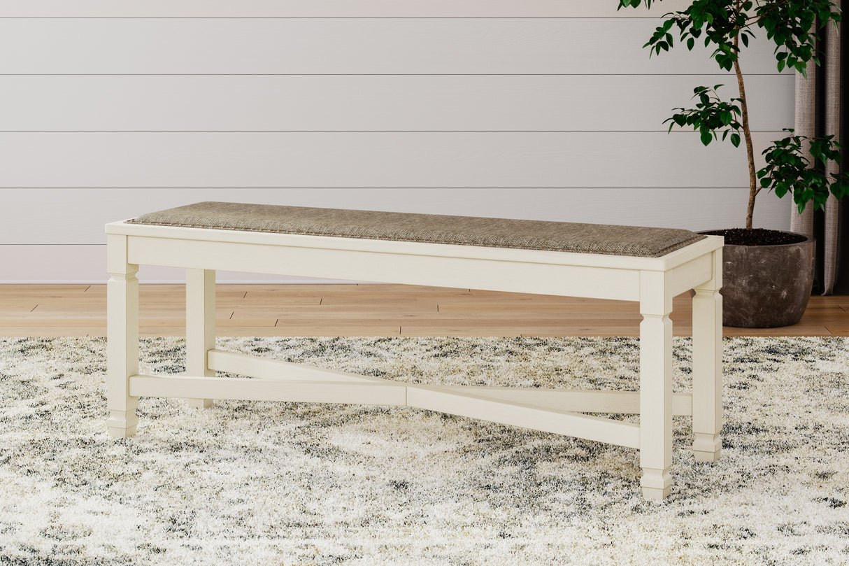 Furniture City Houma - Ashley Furniture - Bolanburg Dining Bench - Large UPH Dining Room Bench - D647-00