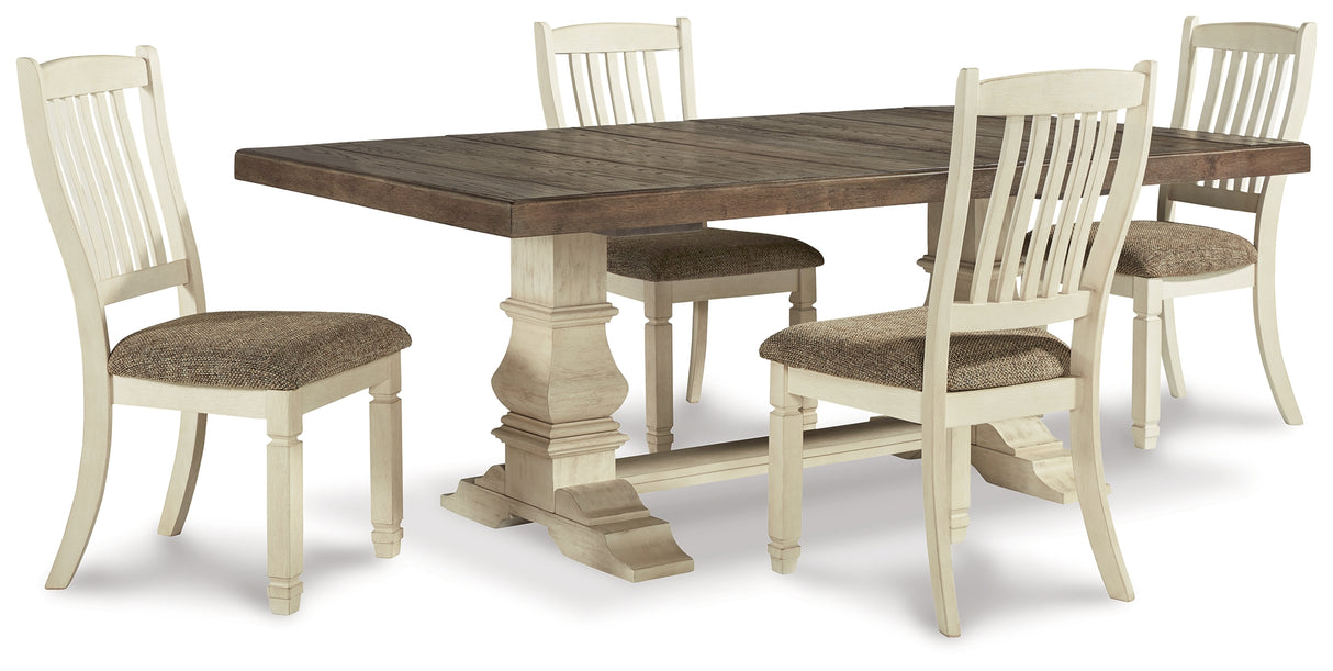 Bolanburg Extension Dining Table and 4 Chairs