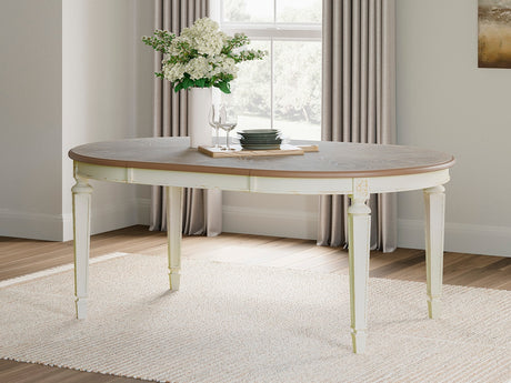 Furniture City Houma - Ashley Furniture - Realyn Dining Extension Table - Oval Dining Room EXT Table - D743-35