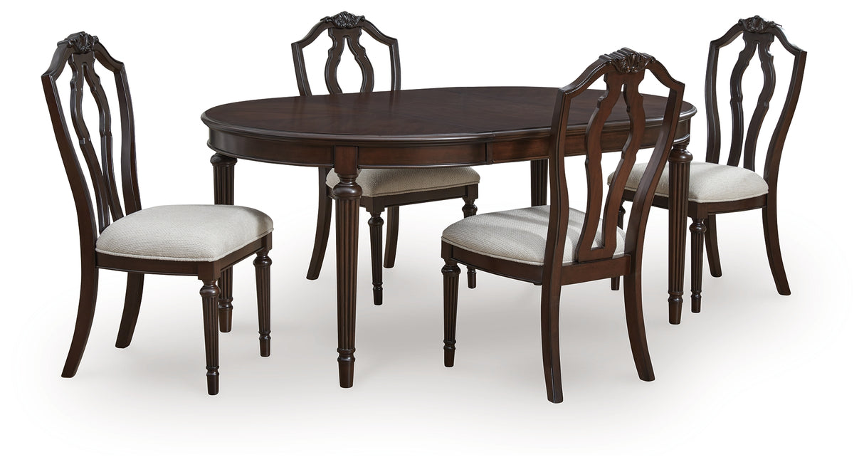 Lavinton Extension Dining Table and 4 Chairs