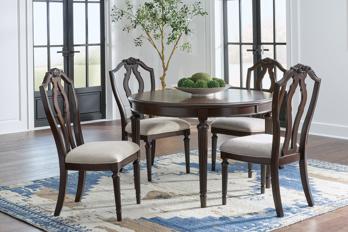 Furniture City Houma - Ashley Furniture - Lavinton Extension Dining Table and 4 Chairs - Extension Dining Table and 4 Chairs - D764D1