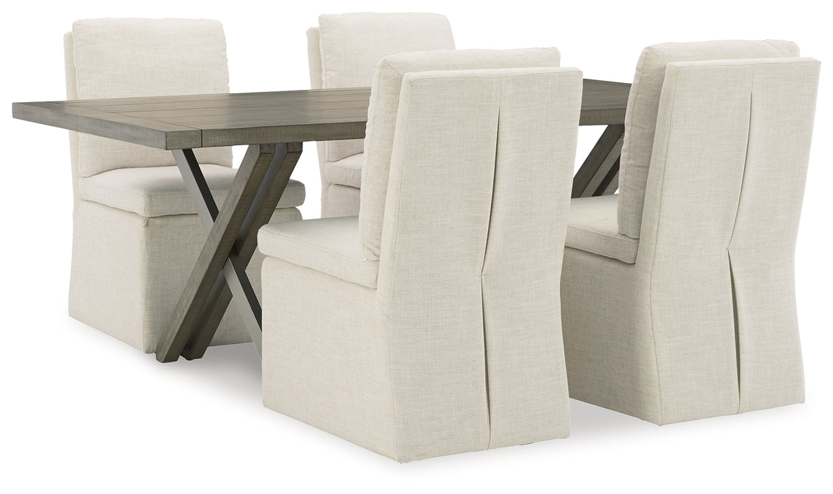 Krystanza Dining Table and 4 Chairs
