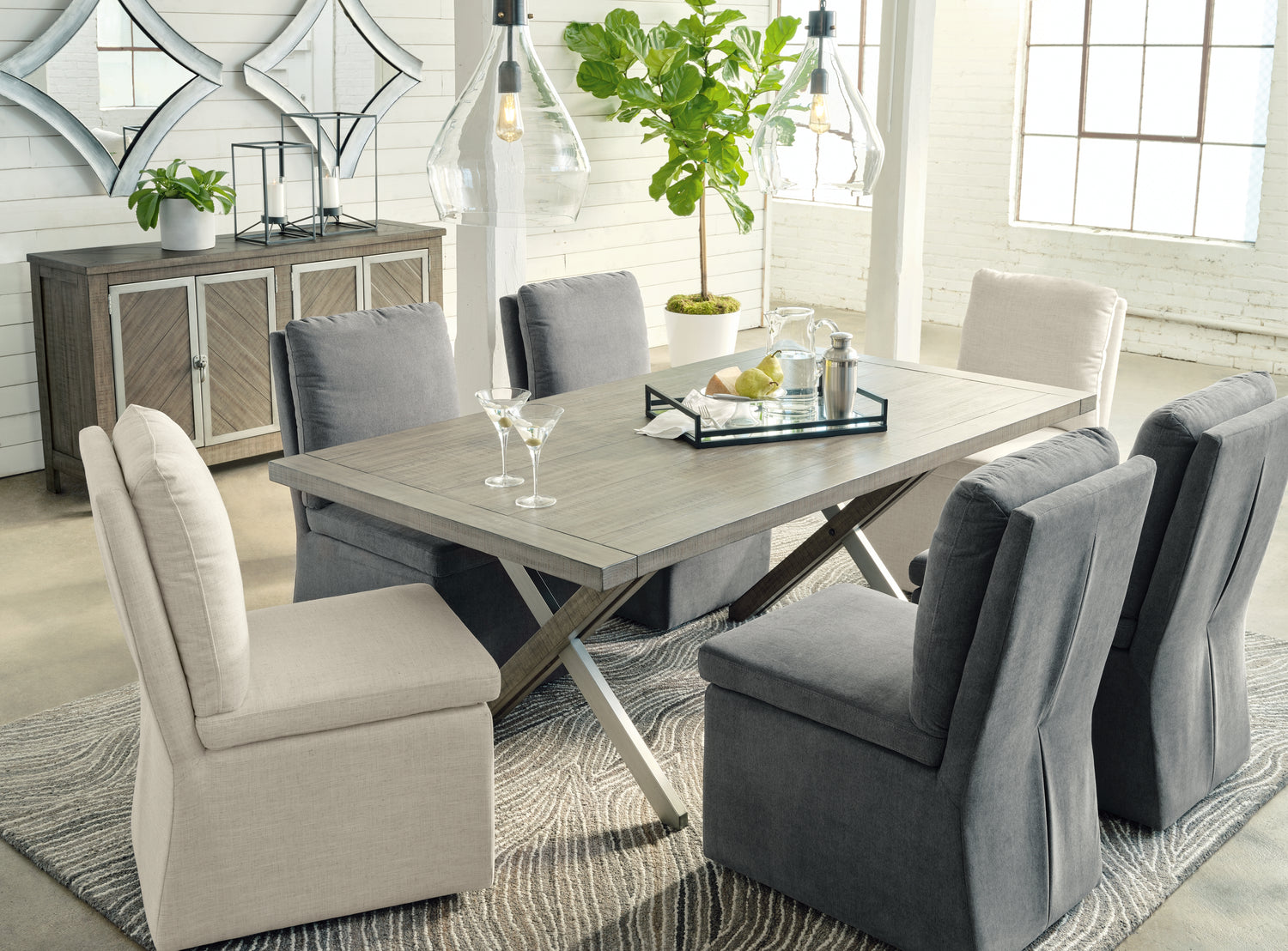 Furniture City Houma - Ashley Furniture - Krystanza Dining Table - Rectangular Dining Room Table - D766-25