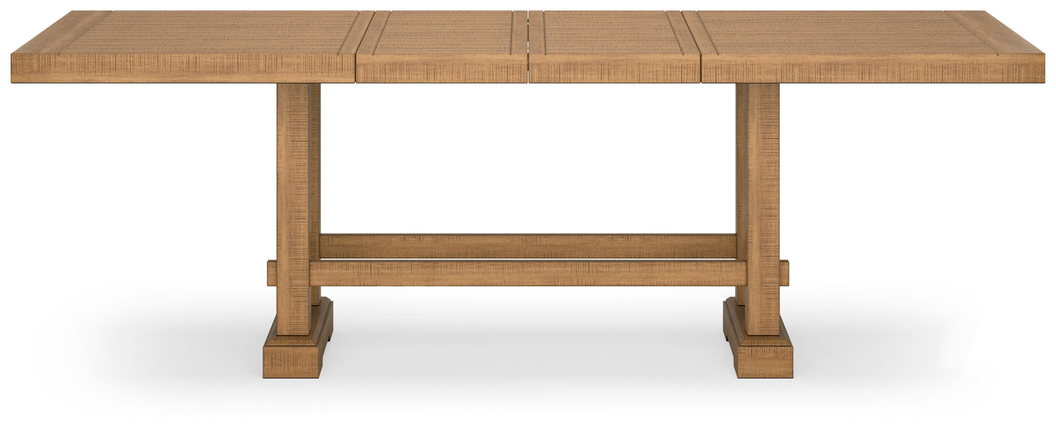 Havonplane Counter Height Dining Table, 6 Barstools and Bench