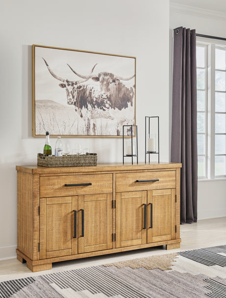 Furniture City Houma - Ashley Furniture - Havonplane Dining Server - Dining Room Server - D773-60
