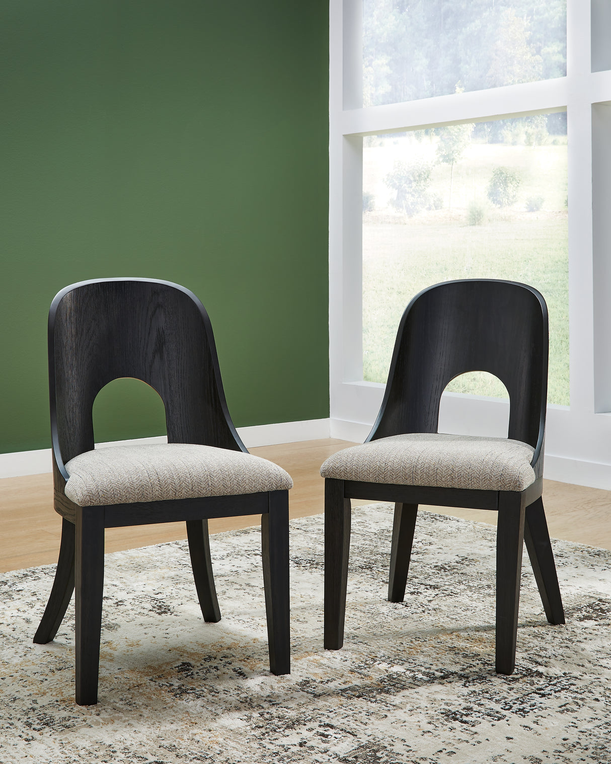 Furniture City Houma - Ashley Furniture - Rowanbeck Dining Chair (Set of 2) - Dining Chair (Set of 2) - D821-01X2