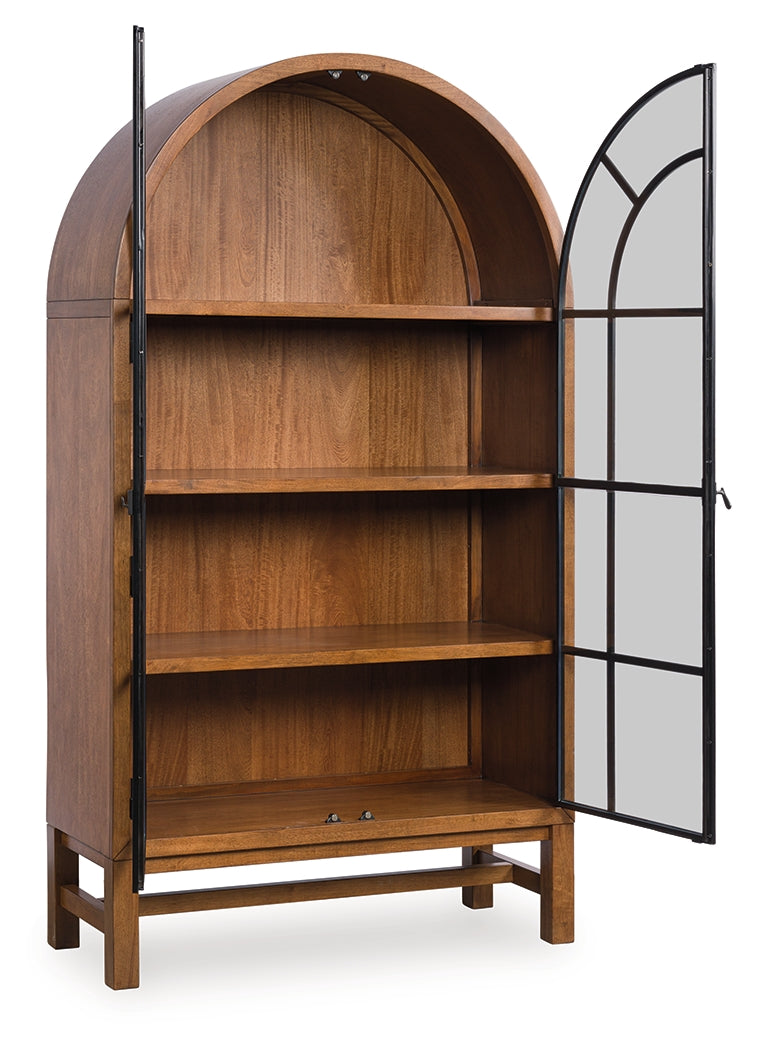 Furniture City Houma - Ashley Furniture - Greddinton Display Cabinet - Display Cabinet / Brown/Black - PCD824-476