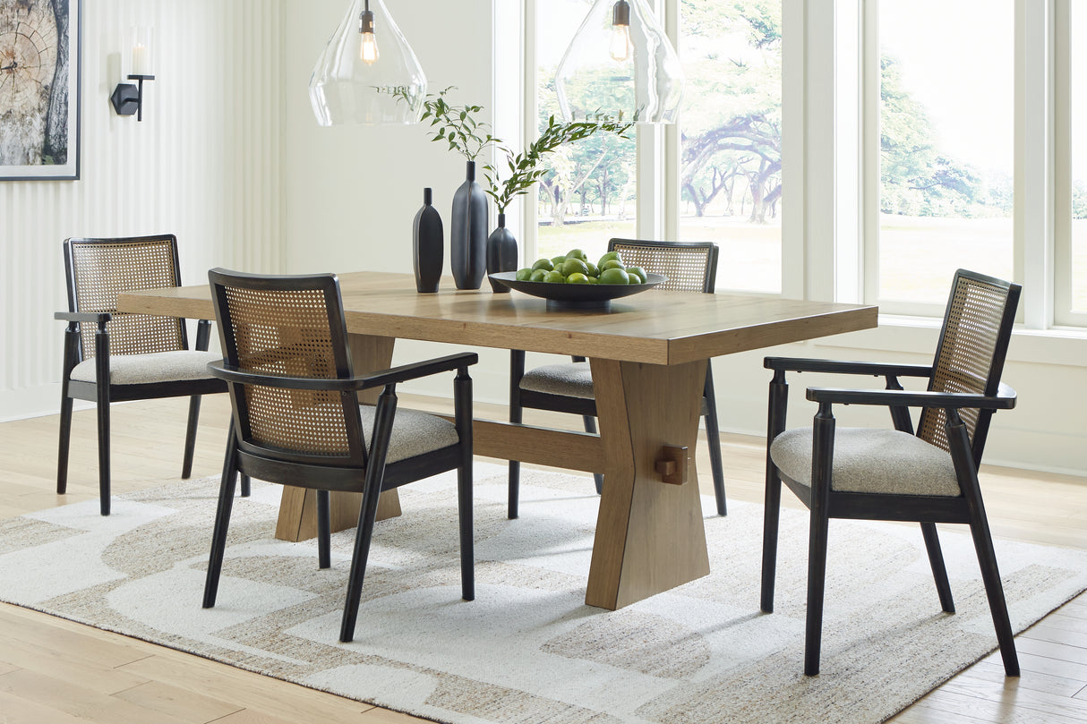 Galliden Dining Table and 4 Chairs