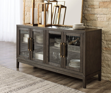 Furniture City Houma - Ashley Furniture - Burkhaus Dining Server - Dining Room Server - D984-60