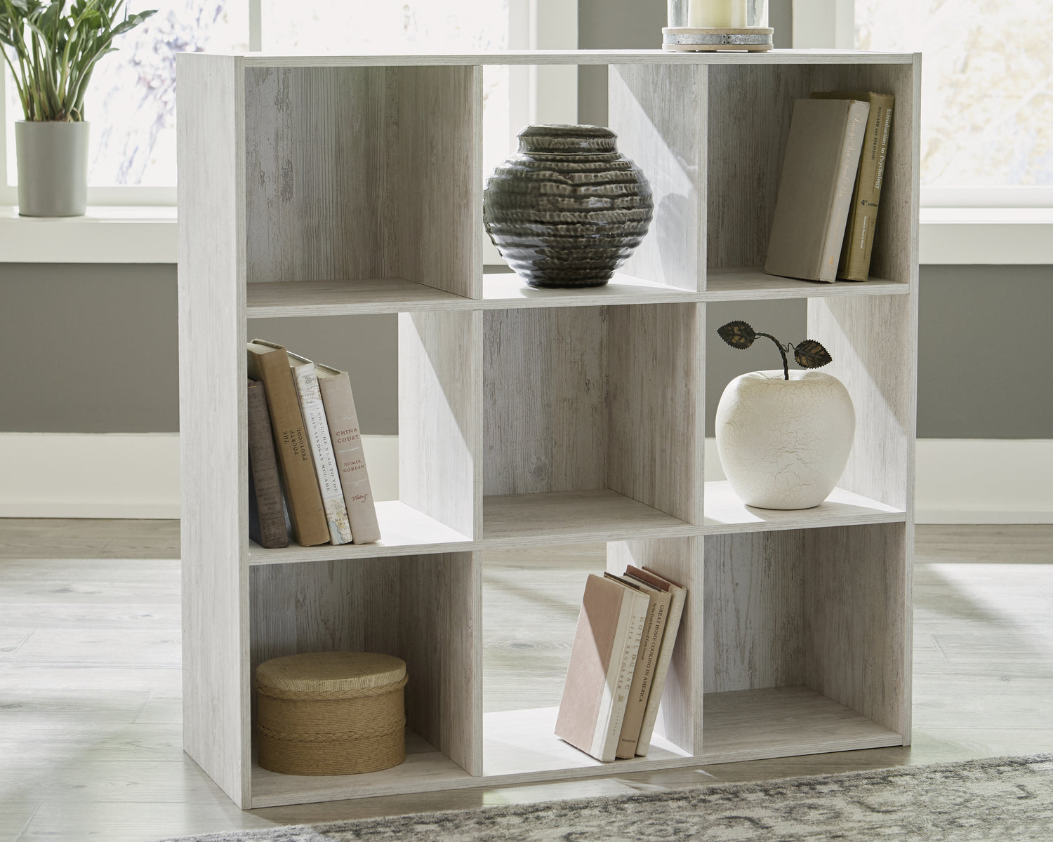 Furniture City Houma - Ashley Furniture - Paxberry Nine Cube Organizer - Nine Cube Organizer - EA1811-3X3