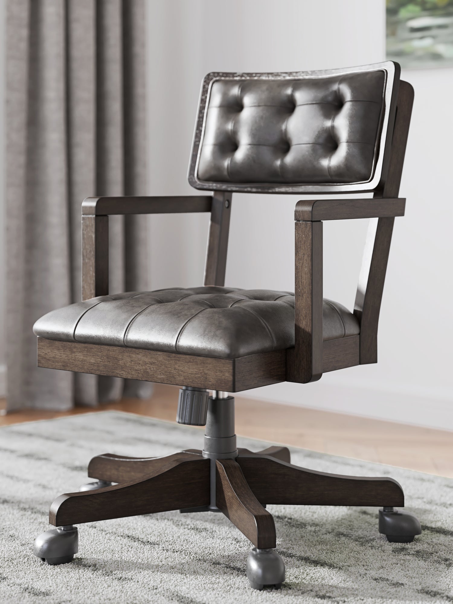 Furniture City Houma - Ashley Furniture - Breckington Home Office Desk Chair - Home Office Desk Chair (1/CN) - H556-01A