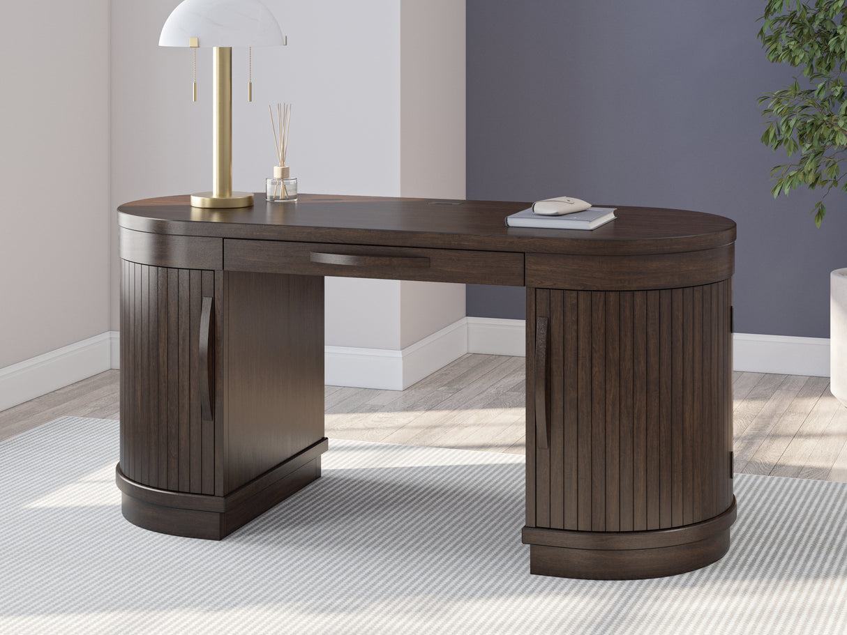 Furniture City Houma - Ashley Furniture - Korestone 63" Home Office Desk - Home Office Desk - H687-27