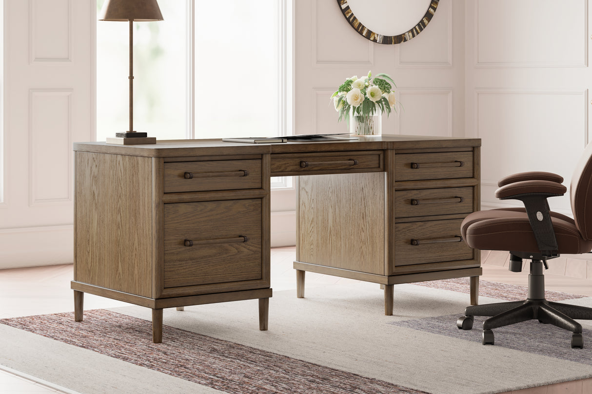 Furniture City Houma - Ashley Furniture - Roanhowe 68" Home Office Desk - Home Office Desk - H769-21