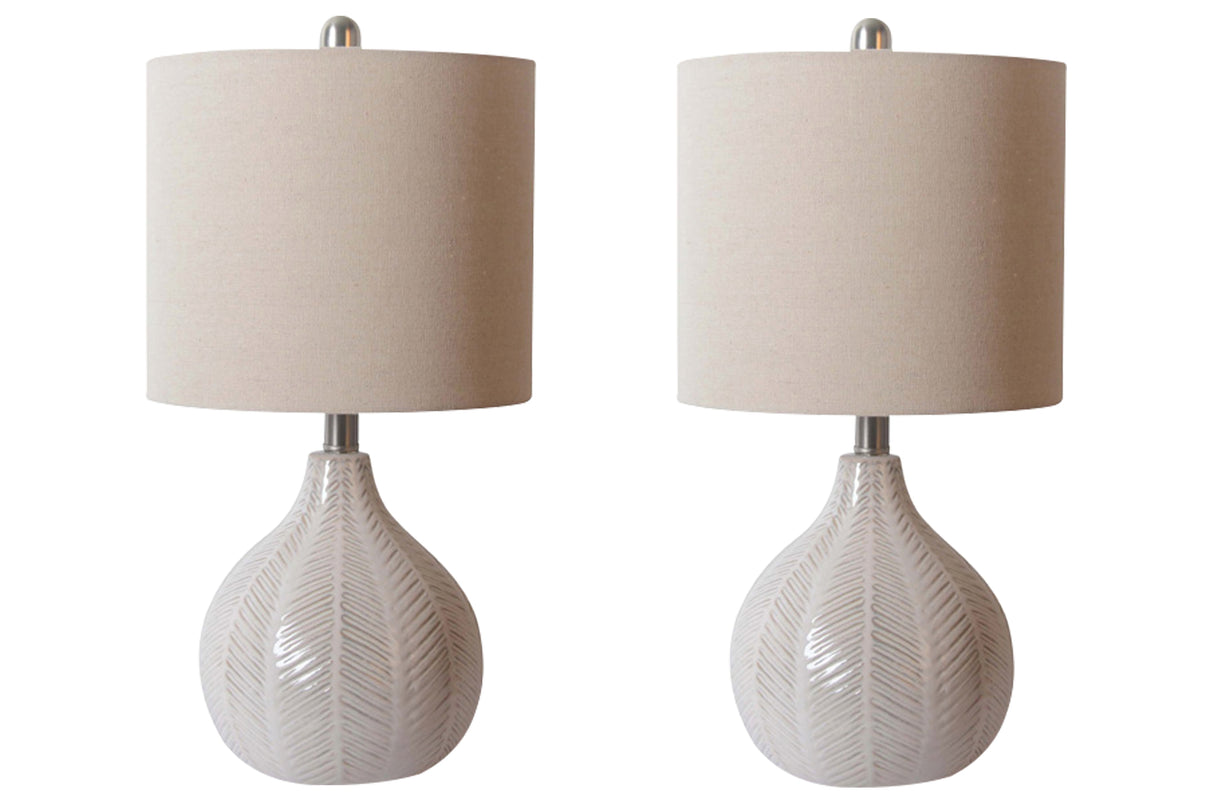 Furniture City Houma - Ashley Furniture - Rainermen Table Lamp (Set of 2) - Table Lamp (Set of 2) - L180024X2