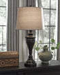 Furniture City Houma - Ashley Furniture - Darlita Table Lamp (Set of 2) - Metal Table Lamp (Set of 2) - L204024