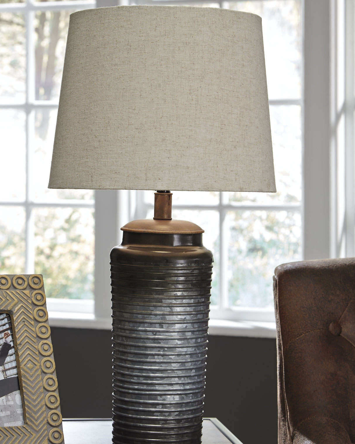 Furniture City Houma - Ashley Furniture - Norbert Table Lamp (Set of 2) - Metal Table Lamp (Set of 2) - L204064