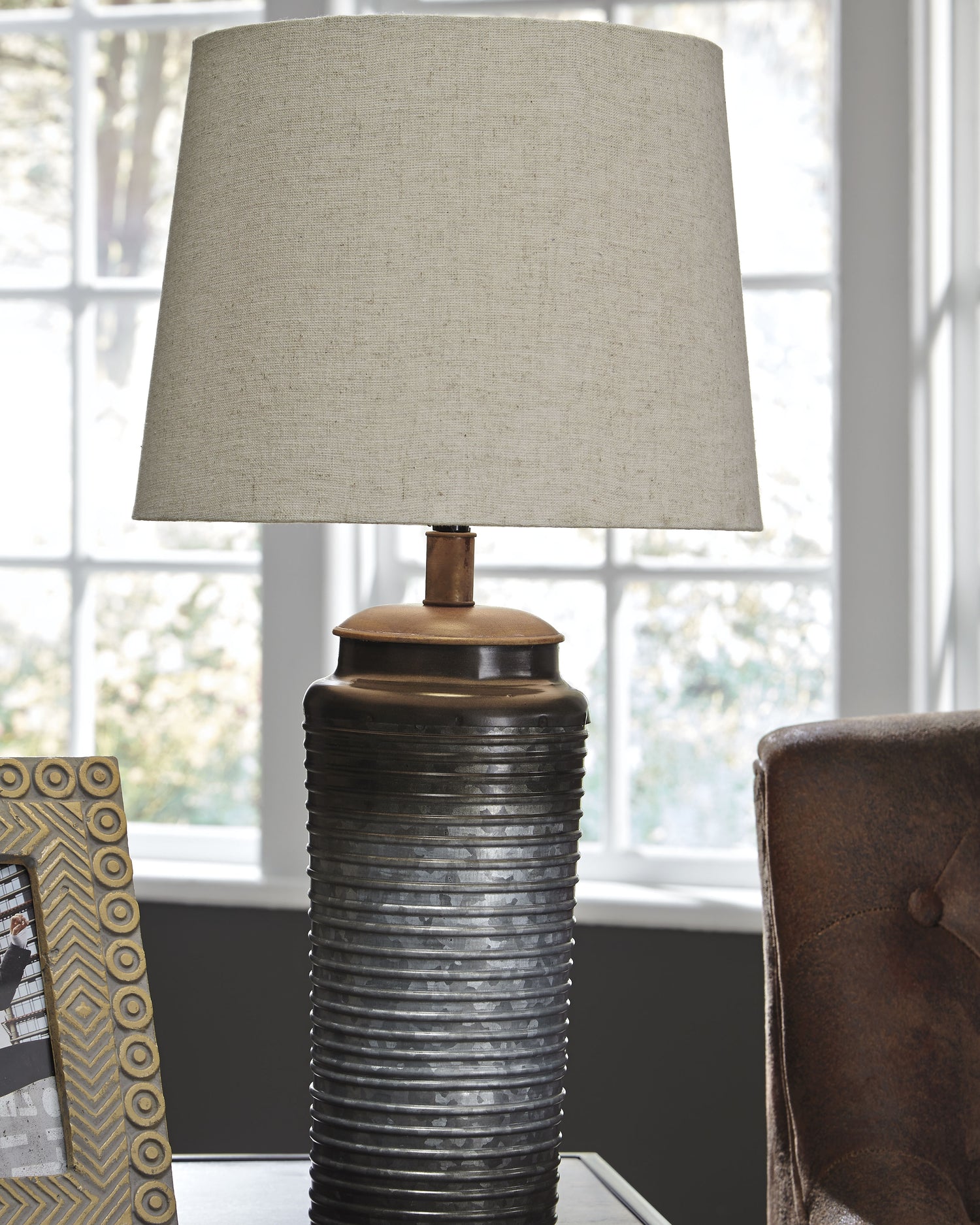 Furniture City Houma - Ashley Furniture - Norbert Table Lamp (Set of 2) - Metal Table Lamp (Set of 2) - L204064