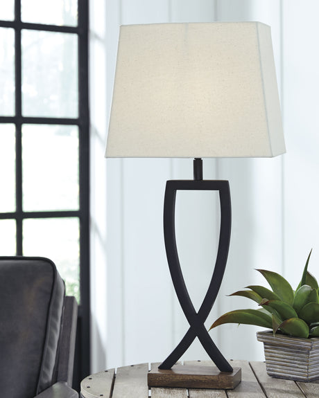 Furniture City Houma - Ashley Furniture - Makara Table Lamp (Set of 2) - Metal Table Lamp (Set of 2) - L204174