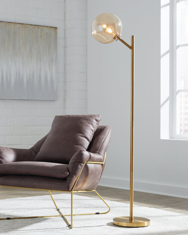 Furniture City Houma - Ashley Furniture - Abanson Floor Lamp - Metal Floor Lamp (1/CN) - L206021