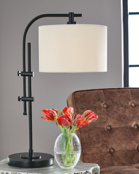 Furniture City Houma - Ashley Furniture - Baronvale Accent Lamp - Metal Accent Lamp (1/CN) - L206043