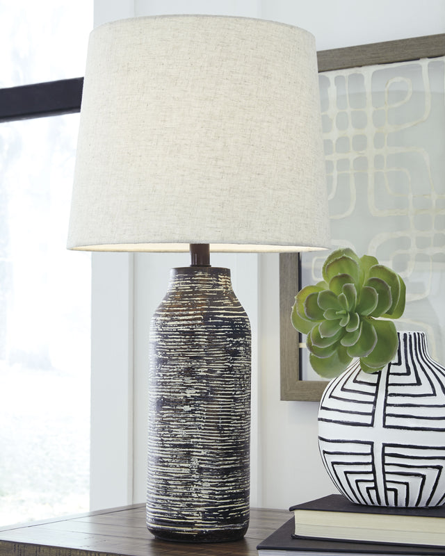 Furniture City Houma - Ashley Furniture - Mahima Table Lamp (Set of 2) - Paper Table Lamp (Set of 2) - L235584