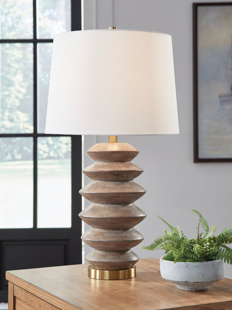 Furniture City Houma - Ashley Furniture - Jyllyard Table Lamp - Poly Table Lamp (1/CN) - L235944