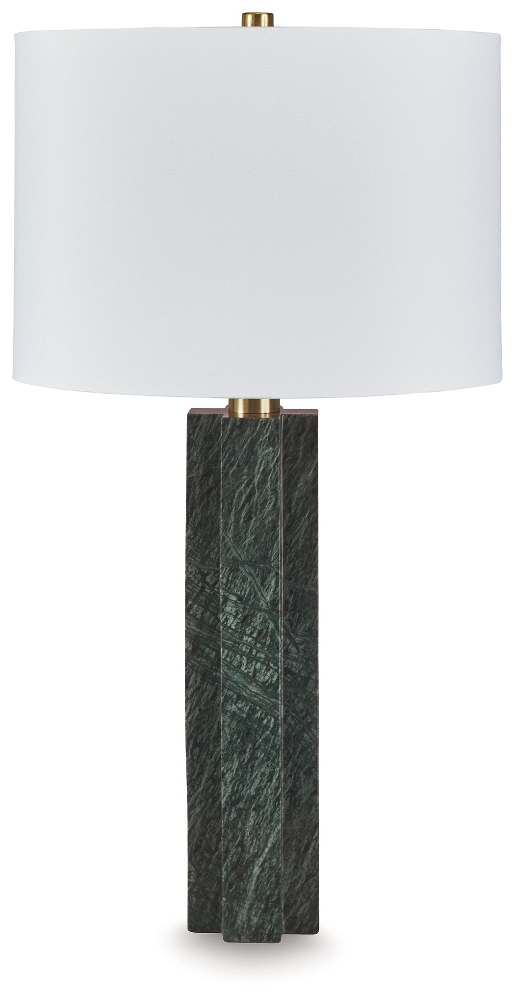 Furniture City Houma - Ashley Furniture - Keegan Table Lamp - Marble Table Lamp (1/CN) / Green - L429084