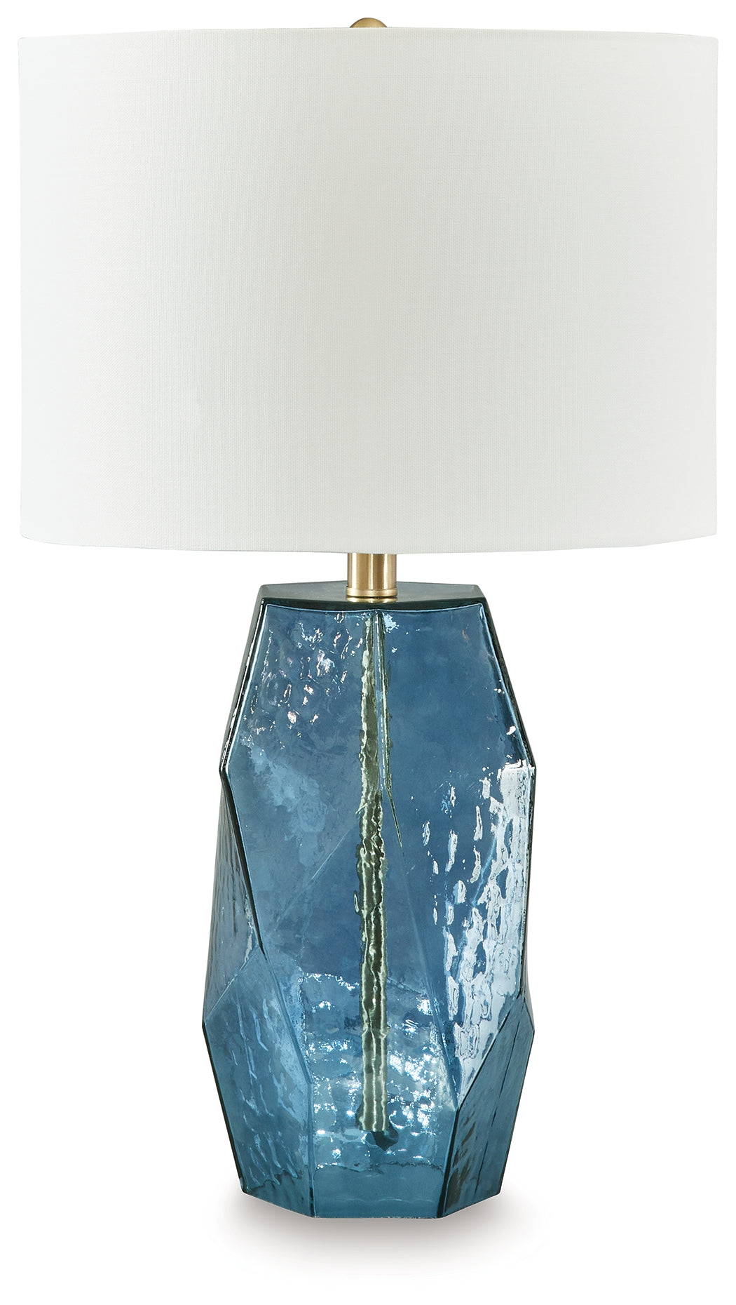 Furniture City Houma - Ashley Furniture - Tallow Table Lamp - Glass Table Lamp (1/CN) / Blue - L430854
