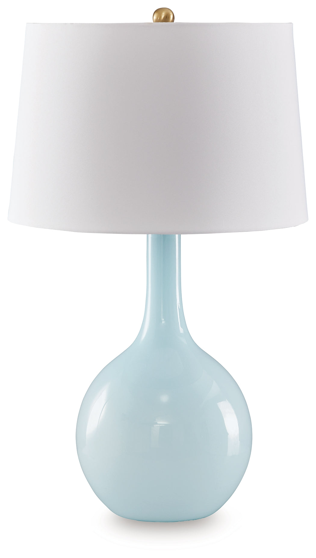 Furniture City Houma - Ashley Furniture - Rylanton Table Lamp - Glass Table Lamp (1/CN) / Aqua - L430874