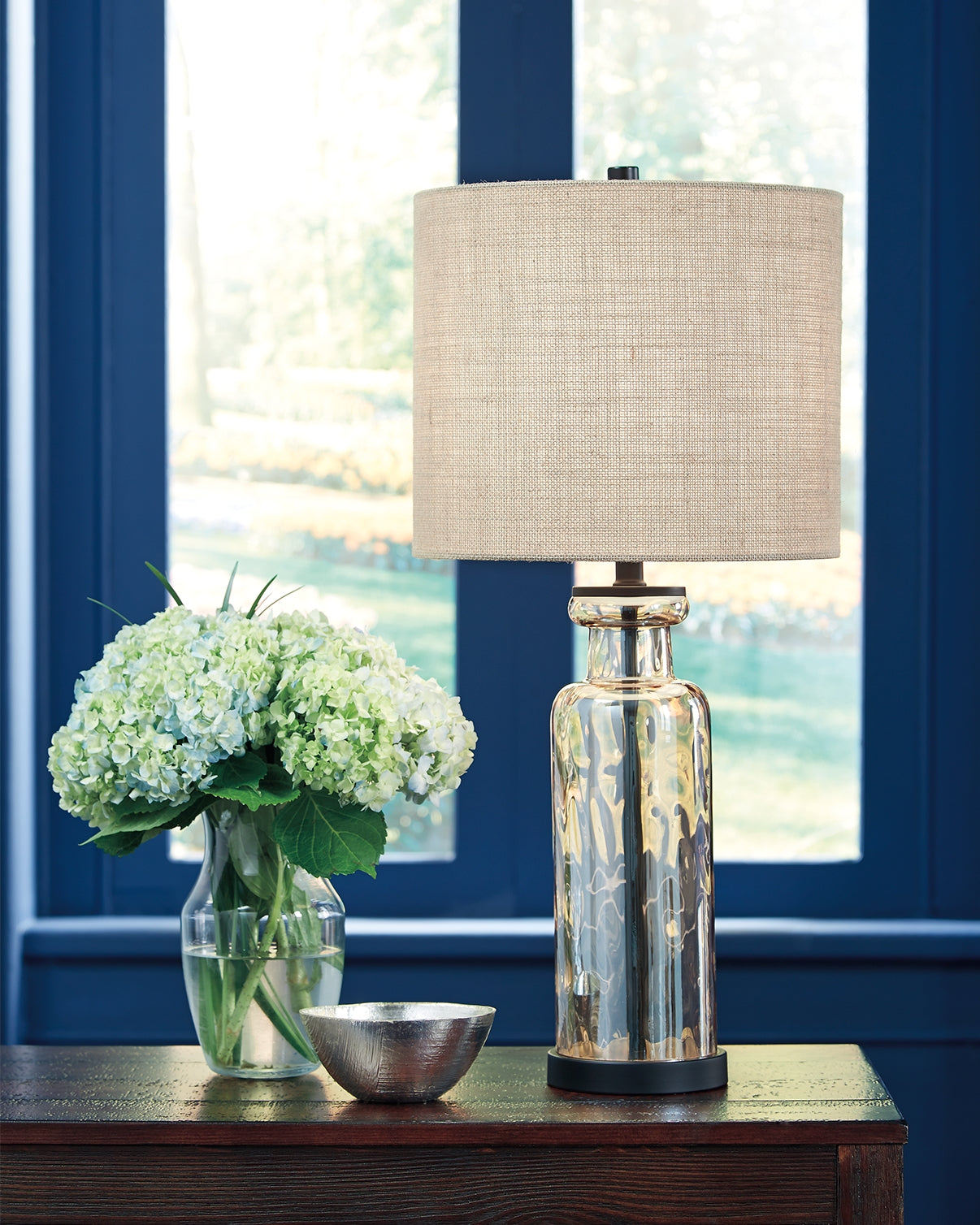 Furniture City Houma - Ashley Furniture - Laurentia Table Lamp - Glass Table Lamp (1/CN) - L431414