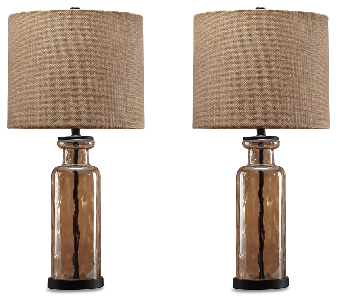 Furniture City Houma - Ashley Furniture - Laurentia Table Lamp (Set of 2) - Table Lamp (Set of 2) - L431414X2